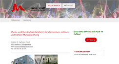 Desktop Screenshot of musikschule.gratkorn.com