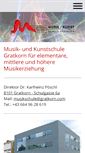 Mobile Screenshot of musikschule.gratkorn.com