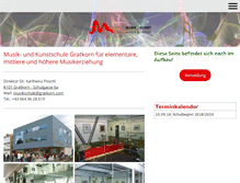 Tablet Screenshot of musikschule.gratkorn.com